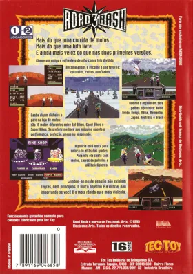 Road Rash 3 (USA, Europe) box cover back